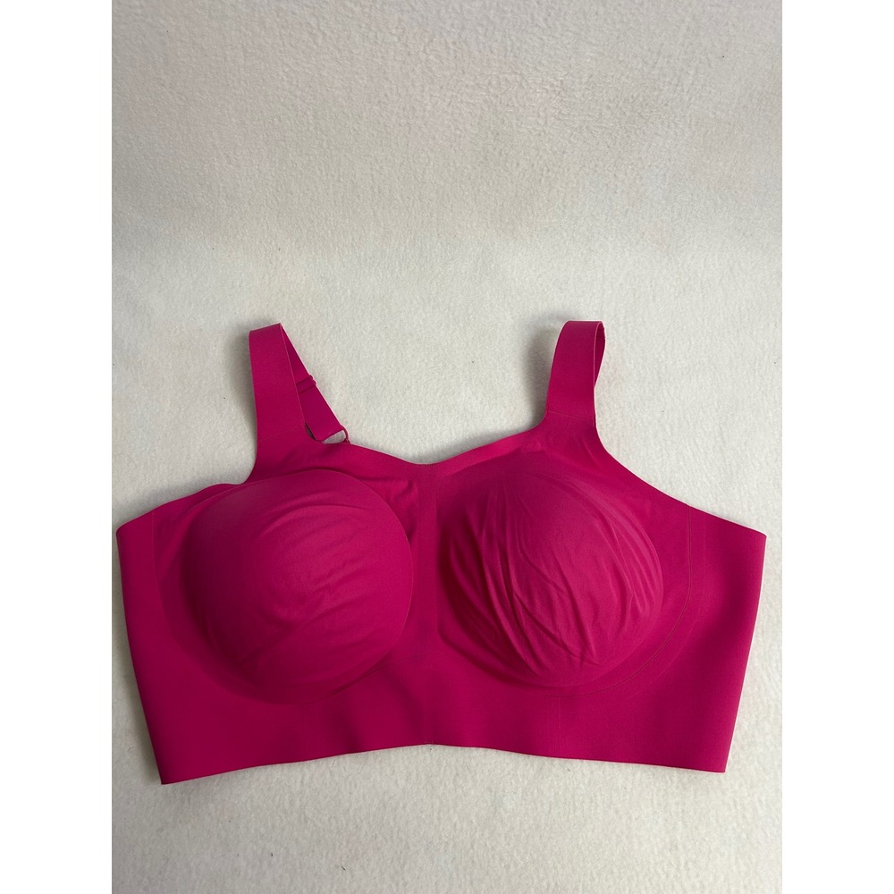 Comfortable Wireless Evelyn & Bobbie Womens 3XL Pink The Beyond Bra